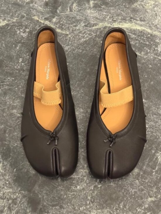Maison Martin Margiela Shoes - Maison Margiela Tabi Ballet Flats Black 38 - New With Box